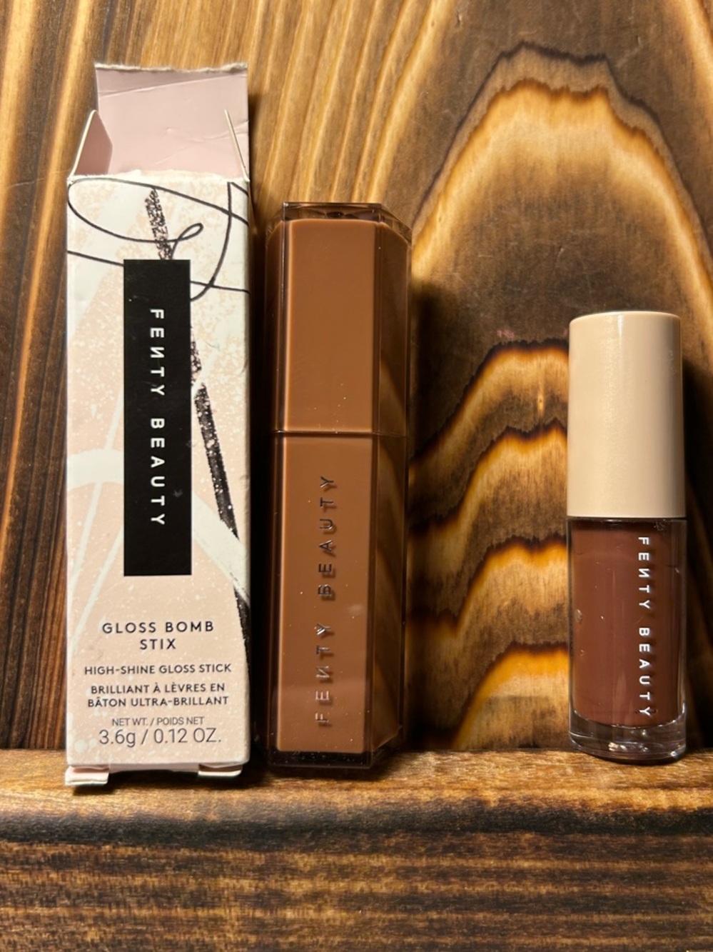 Fenty Beauty Gloss Bomb Duo — Brown & Cream Caps